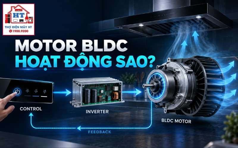 Motor BLDC Máy Hút Mùi: Cấu Trúc, Điều Khiển Và Fault Path 1 Motor BLDC Máy Hút Mùi: Cấu Trúc, Điều Khiển Và Fault Path