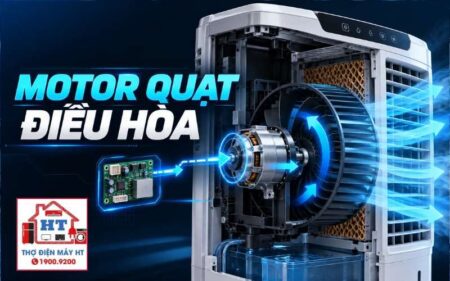 Motor quạt điều hòa: cấu tạo, kiểm tra và lỗi quay