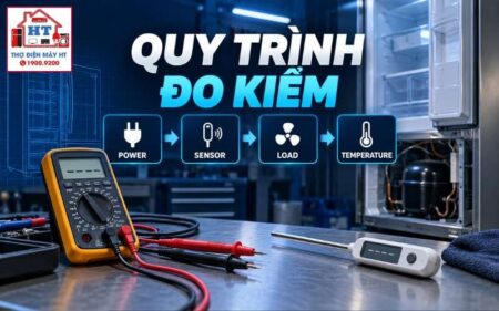 Quy trình đo kiểm tủ lạnh: từ an toàn tới diễn giải kết quả