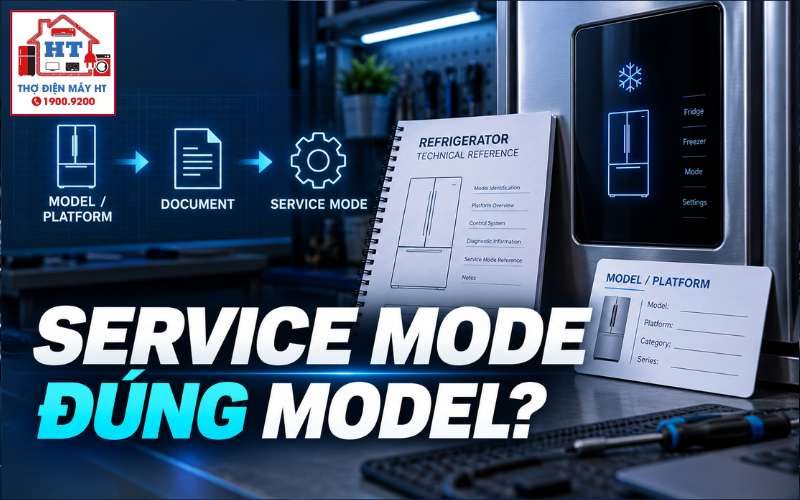 Service/Test Mode tủ lạnh: dùng đúng chế độ chẩn đoán 1 Service/Test Mode tủ lạnh: dùng đúng chế độ chẩn đoán