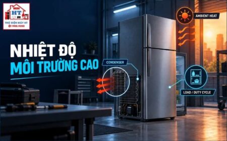 Tủ lạnh ở nhiệt độ môi trường cao: chẩn đoán tải nhiệt