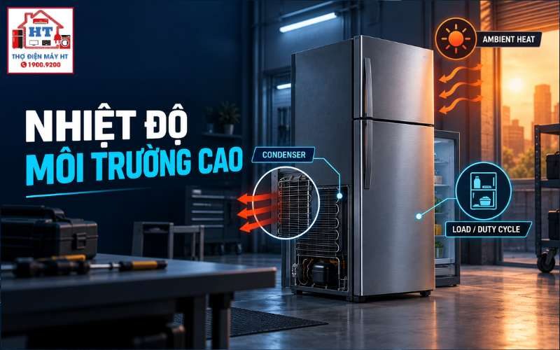Tủ lạnh ở nhiệt độ môi trường cao: chẩn đoán tải nhiệt 1 Tủ lạnh ở nhiệt độ môi trường cao: chẩn đoán tải nhiệt